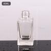 Botella de Aromaterapia de Vidrio 60ml Botella Dispensadora Cosmética Transparente Cuadrada Alta Difusor de Aroma de Aceite Esencial Botella de Aromaterapia sin Llama