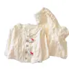 Pijama infantil para niñas, primavera y otoño, algodón nube, manga larga, fino, nuevo estilo princesa 2026, conjunto de niñas para niños mayores