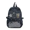 Mochila de moda con estrella de cinco puntas estilo coreano, gran capacidad, estilo ins, bolsa ligera para estudiantes con un diseño elegante, mochila de secundaria para niñas