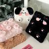 Álbum de Cartas de Pelúcia Desenho Animado Fofo Original Cachorro Gato Urso Álbum de Cartas de Pelúcia Álbum de Fotos A6 de Folhas Soltas Álbum de Armazenamento para Colecionadores de Estrelas