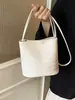 Bolsa Saco Dopamina de Design de Nicho de Alto Valor Estilo Novo Primavera 2026 Bolsa Tecida Feminina Bolsa de Ombro Único Transversal Feminina