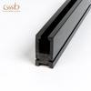 UHMWPE polietileno de peso molecular ultra alto persiana enrollable puerta apilable perfil de riel deslizante estructura de tamaño personalizable