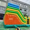 Casa de juegos inflable familiar con circuito de obstáculos