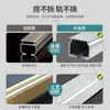 Riel Deslizante Silencioso de Aluminio Espeso para Cortina Riel Simple Doble Montaje Superior Lateral Tipo Gancho Con Accesorios Incluidos