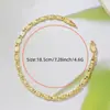 Pulsera de Cadena Sencilla Básica Versátil Lisa para Mujer, Pulsera Lateral con Flor Grabada de Coche Europeo y Americano, Venta Caliente Transfronteriza