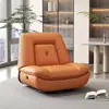 Sillón sofá individual, sofá cápsula espacial, sofá reclinable eléctrico giratorio para sala de estar, mecedora multifuncional de cuero WY