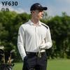 Ropa de golf PGM, camiseta de manga larga para hombre, uniforme deportivo de otoño e invierno, ropa con costuras de color en contraste, polo