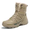 Temporada Novo Cano Alto Veludo Espessado Botas de Caminhada Longas Botas de Neve Outdoor Tamanho Grande Botas de Neve