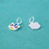 Colgante de plata de ley S925 con diseño personalizado de estilo chino, con forma de león, color gel, pulsera Wen Play, accesorios de joyería de plata