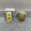 Pegatina Dorada para Teléfono: Princesa, Por Favor Hazte Rica, Gana Dinero Todos los Días, Amuleto de Paz y Seguridad, Oro Puro 999, Pequeño Regalo, Amuleto Esotérico de la Fortuna