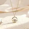 [Personalizado] Colar Olho de Diabo Mais Vendido no Exterior, Pingente de Zircônia Microcravejada de Nicho de Luxo Leve, Acessório de Pescoço Versátil Personalizado