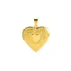 Cor banhada a ouro 18K proteção de cor amor pode brincar aberto pingente de foto colar caixa de foto pingente de coração fino capa flip
