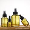 Venta al por mayor, juego de cosméticos de hombro verde oliva, botella portátil con gotero para crema, botella con atomizador, estilo Afu, botella de rocío puro.