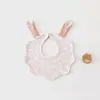 Babetes para Bebê Recém-nascido Impermeável Toalha de Saliva Algodão Puro Pétala Bebê Impermeável Anti-cuspir Babador Estilo Coreano Estilo Ins
