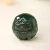 Jade Hetian Doze Signos Contas Soltas Grandes 20mm Contas para o Ano do Cavalo Contas Redondas Gravadas Acessórios para Joias DIY