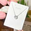 Collar de plata de ley S925 para mujer, colgante de candado de larga duración, cadena de clavícula, collar sencillo que combina con todo, collar de moda para novia, regalo de vacaciones
