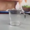 Caneca de café de vidro em formato de estrela fina