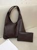 Bolso de Gran Capacidad para Mujer 2022 Nueva Moda Textura Suave Retro Simple Hombro Estudiante Axila Bolso Tote