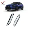 Adequado para 23 Lexus Rx350H/500H Bumper Traseiro Modificado Saída de Ar Spoiler Estrutura Decorativa Especial Galvanizada