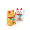 Figura de Gato de la Fortuna de Varios Tamaños para Decoración del Hogar, Regalo, Gato Eléctrico que Mueve la Pata para Apertura de Nueva Tienda, Inauguración de Casa, Gato Grande que Atrae el Dinero