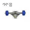 Skate Suporte de Skate Acessórios de Roda Liga de Alumínio Skateboard Infantil Conjunto Fish Board Ponte de Skate DIY