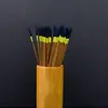 Ferramentas para Limpar Ouvidos, Cabo Antigo de Bambu, Colher para Limpar Ouvidos com Pena de Pássaro e Buraco Pequeno, Conjunto de Colheres para Limpar Ouvidos, Ferramenta Especial para Mestres em Limpar Ouvidos
