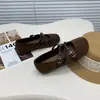 Populares zapatos Mary Jane para mujer, colección otoño 2026, zapatos planos casuales de doble hebilla, mocasines retro estilo Birkenstock con suela blanda
