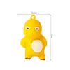 Decoración para Pastel de Dragón de Leche Gordito Pequeño de Moda Lindo Genial Amarillo Pequeño Dinosaurio de Leche Decoración para Hornear de Cumpleaños