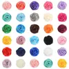 Acessórios DIY de Presilha Garra para Sapatos, Chapéus e Roupas, Presilha de Cabelo Pequena de Cetim Botão de Rosa 3,5cm