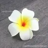 Pasador de Plumeria de Color Simulado Viaje Playa Vacaciones Pinza Lateral Flor Decoración Restaurante Té con Leche Plumeria