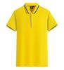 Homens e mulheres com a mesma gola POLO grupo customizado publicidade cultural camisa top verão manga curta camiseta logo bordado