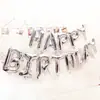 Globo de feliz cumpleaños ordinario con letras versión americana de 16 pulgadas set de globos de aluminio para bebé feliz cumpleaños