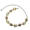 Corrente de Cintura Metálica Transfronteiriça para Mulheres com Design de Cavalo, Gancho Circular, Dourado Antigo, Ajustável, Cinto Decorativo para Vestido