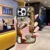 Lista de Comercio Exterior Collage Estilo Americano Ilustración de Gato Funda para Teléfono Iphone17 Vidrio Mate Apple 16Pm Cubierta Protectora