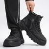 Botas Martin de Caña Alta Estilo Británico para Hombre Transfronterizas Talla Grande Ropa de Trabajo Zapatos de Motocicleta Zapatos Casuales Montañismo al Aire Libre Botas Amarillas Grandes para Hombre