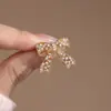 Broche de Diamantes Brillantes Casual con Lazo para Mujer, Ramillete de Alta Gama, Elegante Femenino, Pin de Cardigan de Alta Gama, Accesorios para Trajes de Ropa