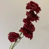 5 peces koi y peonías para decoración de lugar de boda, arreglos de flores de seda, decoración suave, cascada de flores en techo y suelo, paisajismo de mar de flores