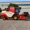 Cosechadora de Ruedas Lovol Gushen Gm100 200 Caballos de Fuerza Cosechadora de Arroz y Trigo Cabina con Aire Acondicionado de Buena Calidad