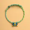 Pulseira de Corda Colorida do Festival do Barco Dragão Corda Vermelha Tecida à Mão Infantil Bebê Pequeno Zongzi Corda de Mão Presente de Lote Festival de Maio