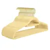 Percha de Terciopelo sin Costuras Multifuncional Antideslizante de Plástico Percha para Ropa Hogar Mágico Organizador de Acabado Percha para Ropa Tirante para Ropa