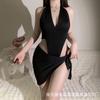 Nuevo Yujie Sexy de Cuello Colgante Jompon Traje Puro Querer Hacer un Gran Dos Uniformes qqny Ajustado Pareja Burlarse Mujeres