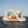 FUNBOY Barbie Luxo Inflável Carrinho de Golfe Flutuante Piscina de Verão Flutuante Carro Inflável Guarda-sol Flutuante