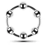 Juguetes Sexuales, Productos para Hombres, Anillo Metálico para Pene, Anillo de Retención de Semen, Anillo de Retraso del Prepucio, Set de Diente de Lobo de Seis Bolas Jj, Anillo de Seis Bolas