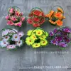Cesta de Flores Sacrificiales, Cesta de Flores de Caléndula, Cesta de Flores de Crisantemo, Flores Artificiales para Visitar la Tumba, Flores Artificiales para el Festival Qingming, Venta al por Mayor Funeraria de Yunyang