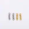 Cadena de Metal Accesorios para Joyería DIY Cadena de Cuatro Secciones Llavero de Aleación Cadena Tejida Suministro Listo Eslabón para Joyería DIY