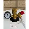 Bomba de calor de fonte de ar tanque de expansão caldeira de aquecimento por piso válvula de alívio de pressão de tampa vermelha pequena válvula de exaustão válvula integrada manômetro componente de segurança