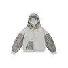 Estilo Street Outdoor Camuflagem Floresta Patchwork Conjunto Esportivo Moletom com Capuz e Zíper Calça Jogger de Perna Larga Unissex