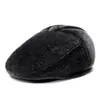 Chapéus de Inverno para Homens de Meia-Idade e Idosos, Chapéus Quentes com Proteção para as Orelhas para Idosos, Chapéus de Inverno para Avôs, Pais e Homens Velhos, Bonés de Baseball de Algodão