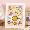 Pintura de Diamantes de Conejo Simple Niños diy Pegatinas de Diamantes Hechas a Mano Texto de Bendición Buena Suerte Pintura de Ladrillos Regalo Venta al por Mayor