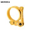 Meroca Aleación de Aluminio Ultraligero Abrazadera de Tubo de Sillín Bicicleta Plegable 33.9 Hebilla de Tubo de Sillín 41mm Abrazadera de Tubo de Sillín de Liberación Rápida